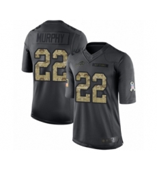 Youth Buffalo Bills #22 Marcus Murphy Limited Black 2016 Salute to Service Football Jersey