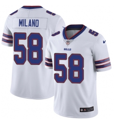 Youth Nike Buffalo Bills #58 Matt Milano White Vapor Untouchable Limited Player NFL Jersey