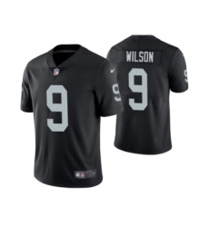 Men's Las Vegas Raiders #9 Tyree Wilson Black 2023 Draft Vapor Limited Stitched Football Jersey