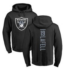 NFL Nike Oakland Raiders #19 Brandon LaFell Black Backer Pullover Hoodie