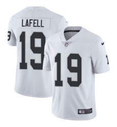 Youth Nike Oakland Raiders #19 Brandon LaFell White Vapor Untouchable Limited Player NFL Jersey