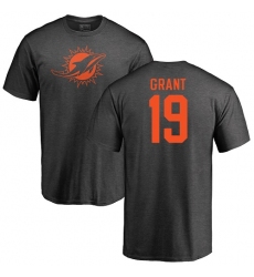 NFL Nike Miami Dolphins #19 Jakeem Grant Ash One Color T-Shirt