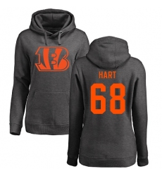 NFL Women's Nike Cincinnati Bengals #68 Bobby Hart Ash One Color Pullover Hoodie