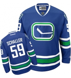 Youth Reebok Vancouver Canucks #59 Tim Schaller Authentic Royal Blue Third NHL Jersey