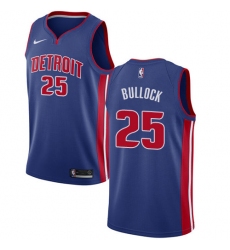 Youth Nike Detroit Pistons #25 Reggie Bullock Swingman Royal Blue NBA Jersey - Icon Edition