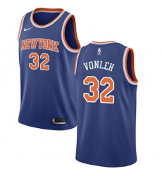 Men's Nike New York Knicks #32 Noah Vonleh Swingman Royal Blue NBA Jersey - Icon Edition