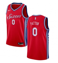 Women's Nike Philadelphia 76ers #0 Justin Patton Swingman Red NBA Jersey Statement Edition