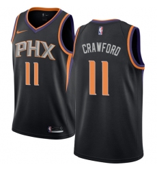 Men's Nike Phoenix Suns #11 Jamal Crawford Swingman Black NBA Jersey Statement Edition