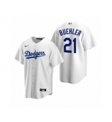 Men's Los Angeles Dodgers #21 Walker Buehler Nike White Replica Home Jersey