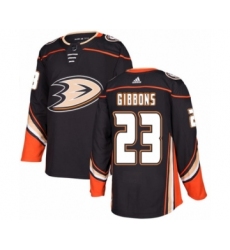 Youth Adidas Anaheim Ducks #23 Brian Gibbons Premier Black Home NHL Jersey