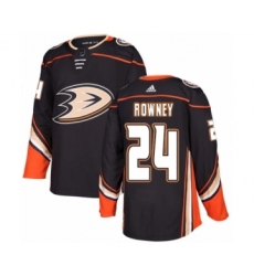 Youth Adidas Anaheim Ducks #24 Carter Rowney Premier Black Home NHL Jersey