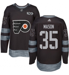 Adidas Philadelphia Flyers #35 Steve Mason Black 1917-2017 100th Anniversary Stitched NHL Jersey