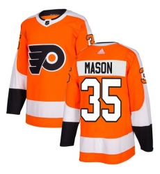 Adidas Philadelphia Flyers #35 Steve Mason Orange Home Authentic Stitched NHL Jersey