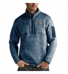 Men's Anaheim Ducks Antigua Fortune Quarter-Zip Pullover Jacket Royal