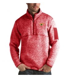 Men's Dallas Stars Antigua Fortune Quarter-Zip Pullover Jacket Red