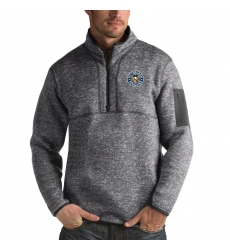 Men's Pittsburgh Penguins Antigua Fortune Quarter-Zip Pullover Jacket Black