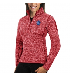 Toronto Maple Leafs Antigua Women's Fortune Zip Pullover Sweater Red