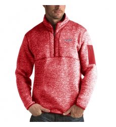 Men's Washington Capitals Antigua Fortune Quarter-Zip Pullover Jacket Royal