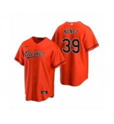 Youth Baltimore Orioles #39 Renato Nunez Nike Orange 2020 Replica Alternate Jersey