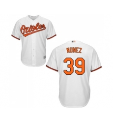 Youth Baltimore Orioles #39 Renato Nunez Replica White Home Cool Base Baseball Jersey