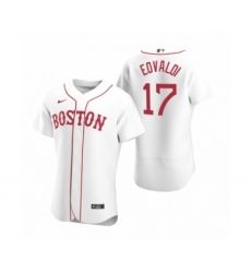 Men's Boston Red Sox #17 Nathan Eovaldi Nike White Authentic 2020 Alternate Jersey