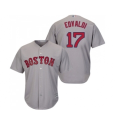 Youth Boston Red Sox #17 Nathan Eovaldi Replica Grey Road Cool Base Baseball Jersey