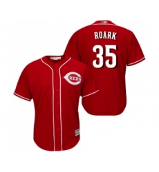 Men's Cincinnati Reds #35 Tanner Roark Replica Red Alternate Cool Base Baseball Jersey