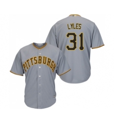 Youth Pittsburgh Pirates #31 Jordan Lyles Replica White Home Cool Base Baseball Jersey