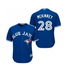 Youth Toronto Blue Jays #28 Billy McKinney Replica Blue Alternate Baseball Jersey