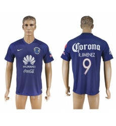 America #9 R.Jimenez Blue Soccer Club Jersey