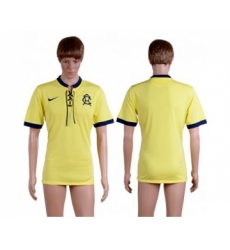 America Blank Yellow Soccer Club Jersey