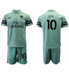 Arsenal #10 Ozil Away Soccer Club Jersey