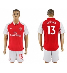 Arsenal #13 Ospina Home Soccer Club Jersey