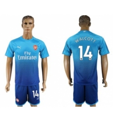 Arsenal #14 Walcott Away Soccer Club Jersey
