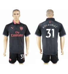 Arsenal #31 Kolasinac Sec Away Soccer Club Jersey