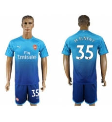 Arsenal #35 M.Elneny Away Soccer Club Jersey