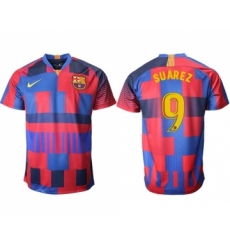 Barcelona #9 Suarez 20th Anniversary Stadium Soccer Club Jersey