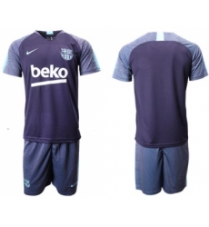 Barcelona Blank Blue Soccer Club Jersey