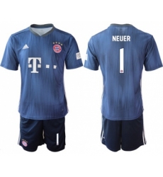 Bayern Munchen #1 Neuer Third Soccer Club Jersey