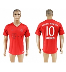Bayern Munchen #10 Robben Marine Environmental Protection Home Soccer Club Jersey