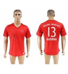 Bayern Munchen #13 Rafinha Marine Environmental Protection Home Soccer Club Jersey