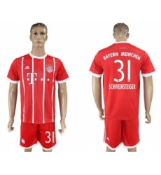 Bayern Munchen #31 Schweinsteiger Home Soccer Club Jersey