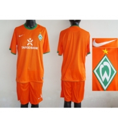 Bremen Blank Orange Third Soccer Club Jersey