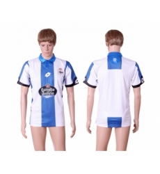 Deportivo La Coruna Blank Home Soccer Club Jersey