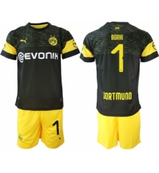 Dortmund #1 Burki Away Soccer Club Jersey
