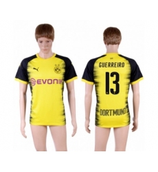 Dortmund #13 Guerreiro Yellow Soccer Club Jersey