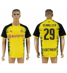 Dortmund #29 Schmelzer Yellow Soccer Club Jersey