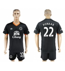 Everton #22 Pienaar Away Soccer Club Jersey