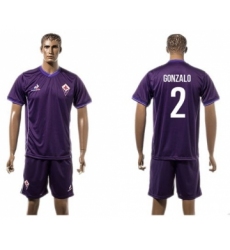 Florence #2 Gonzalo Home Soccer Club Jersey