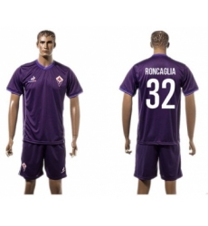 Florence #32 Roncaglia Home Soccer Club Jersey
